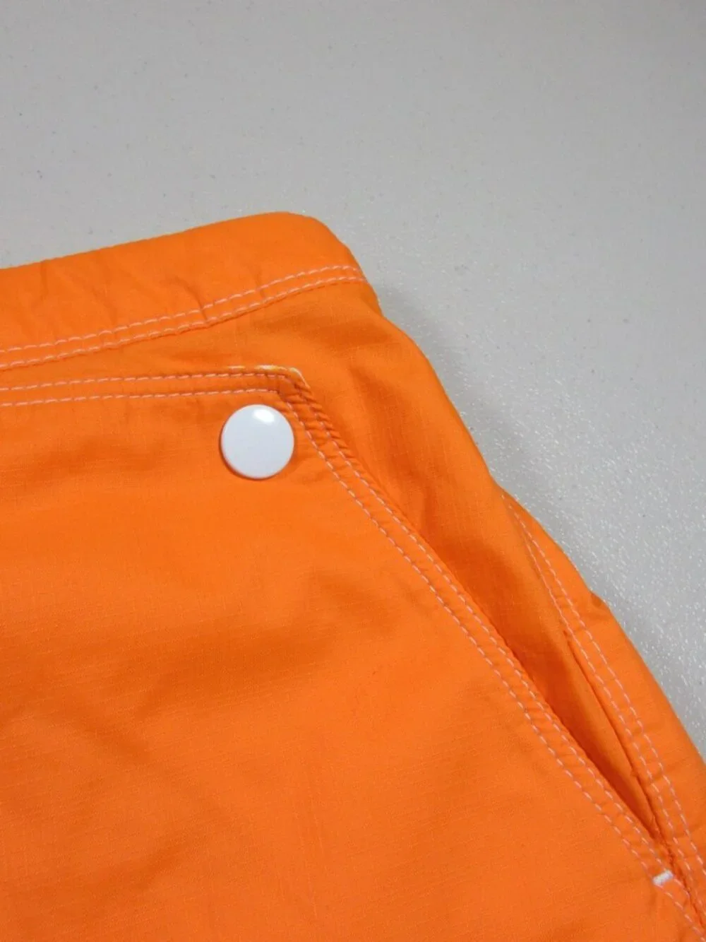 Vintage Nike Y2K womens neon orange ripstop nylon walking hiking capris XL